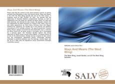 Capa do livro de Ways And Means (The West Wing) 