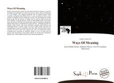 Couverture de Ways Of Meaning