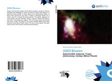 Bookcover of 3363 Bowen