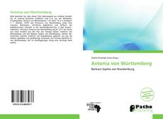 Bookcover of Antonia von Württemberg