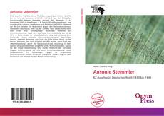 Copertina di Antonie Stemmler