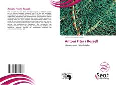 Buchcover von Antoni Fiter i Rossell