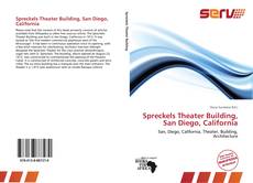 Spreckels Theater Building, San Diego, California的封面