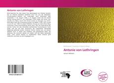 Buchcover von Antonie von Lothringen