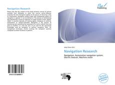 Bookcover of Navigation Research