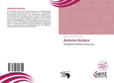 Portada del libro de Antonio Autiero