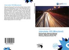 Buchcover von Interstate 195 (Maryland)