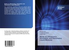 Buchcover von Study on Ultrasonics, Volumetric and Viscometric Liquid Mixtures