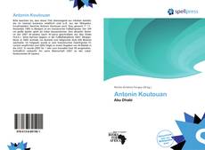 Bookcover of Antonin Koutouan
