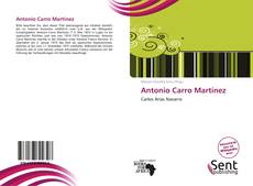 Couverture de Antonio Carro Martínez