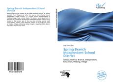 Bookcover of Spring Branch Independent School District