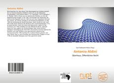 Buchcover von Antonio Aldini