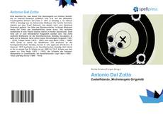 Bookcover of Antonio Dal Zotto
