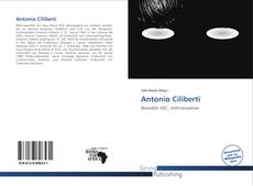 Bookcover of Antonio Ciliberti