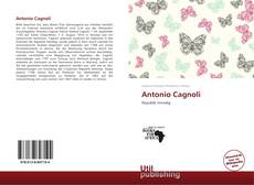 Portada del libro de Antonio Cagnoli