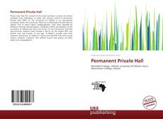 Bookcover of Permanent Private Hall