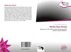 Portada del libro de We'Re Not Afraid