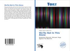 Capa do livro de We'Re Not In This Alone 