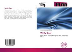 Couverture de We'Re Over