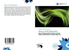 Portada del libro de Navy of El Salvador