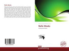 Buchcover von Rollo Weeks