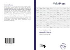 Capa do livro de Antonio Fonso 