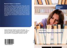 Research Papers in Linguistics kitap kapağı