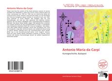 Capa do livro de Antonio Maria da Carpi 