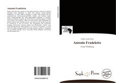 Capa do livro de Antonio Fradeletto 