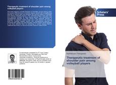 Buchcover von Therapeutic treatment of shoulder pain among volleyball players