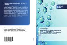 Platinum(II) and Palladium(II) PTA and DAPTA Complexes kitap kapağı