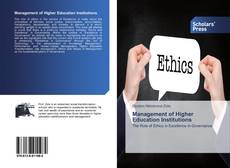 Buchcover von Management of Higher Education Institutions