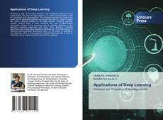 Bookcover of Applications of Deep Learning