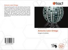 Portada del libro de Antonio León Ortega