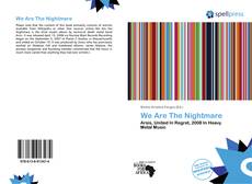 We Are The Nightmare kitap kapağı