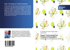 Buchcover von Paper Technology for Chemical Engineers