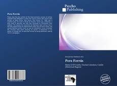 Buchcover von Pero Ferrús