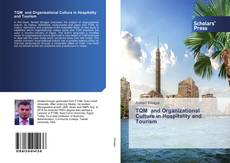 Buchcover von TQM and Organizational Culture in Hospitality and Tourism