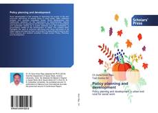 Buchcover von Policy planning and development