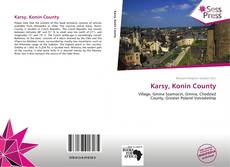 Portada del libro de Karsy, Konin County