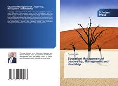 Обложка Education Management of Leadership, Management and Headship