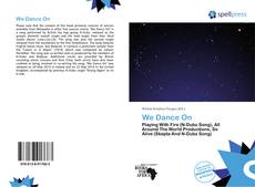 Portada del libro de We Dance On