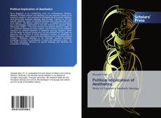 Buchcover von Political Implication of Aesthetics