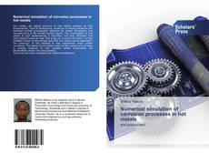 Numerical simulation of corrosion processes in hot metals kitap kapağı