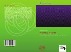 Capa do livro de We Have A Voice 