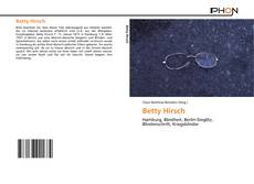 Portada del libro de Betty Hirsch