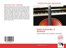 Couverture de Violin Sonata No. 3 (Brahms)