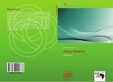 Capa do livro de Rolpa District 