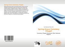 Capa do livro de Spring Grove Cemetery Chapel 