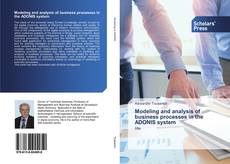 Modeling and analysis of business processes in the ADONIS system kitap kapağı